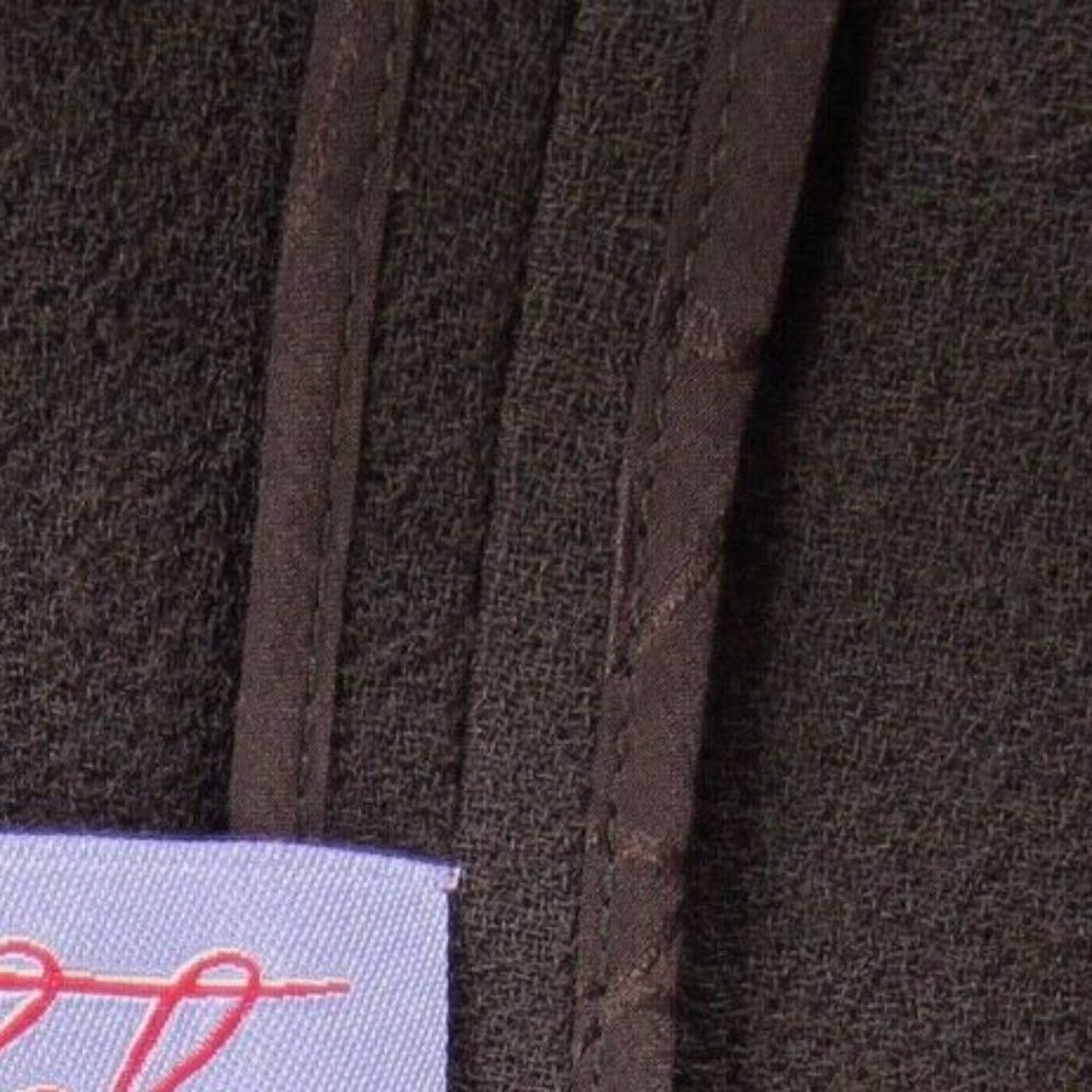 TULEH Brown Fringe Wool Blend Evening Jacket - Picture 16 of 16